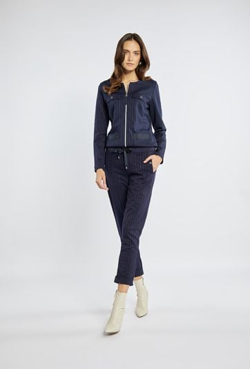 Damskie spodnie z wiązaniem