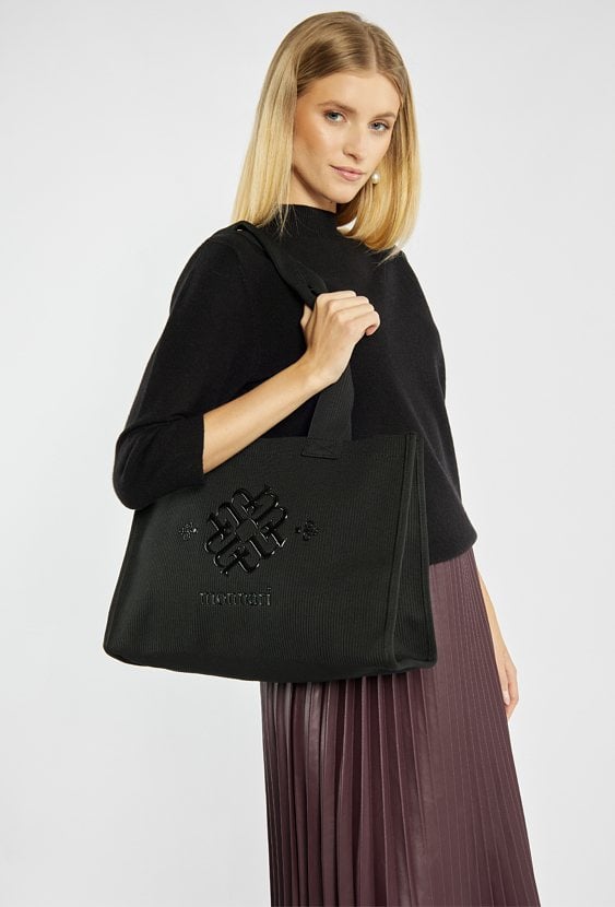 Shopper damski z logo