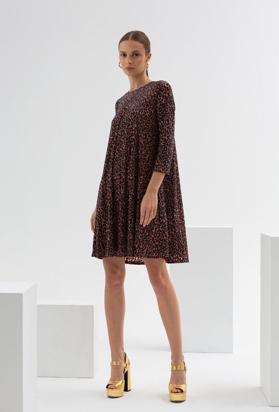 Sukienka  w panterkę