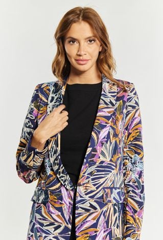 Wzorzysta marynarka damska