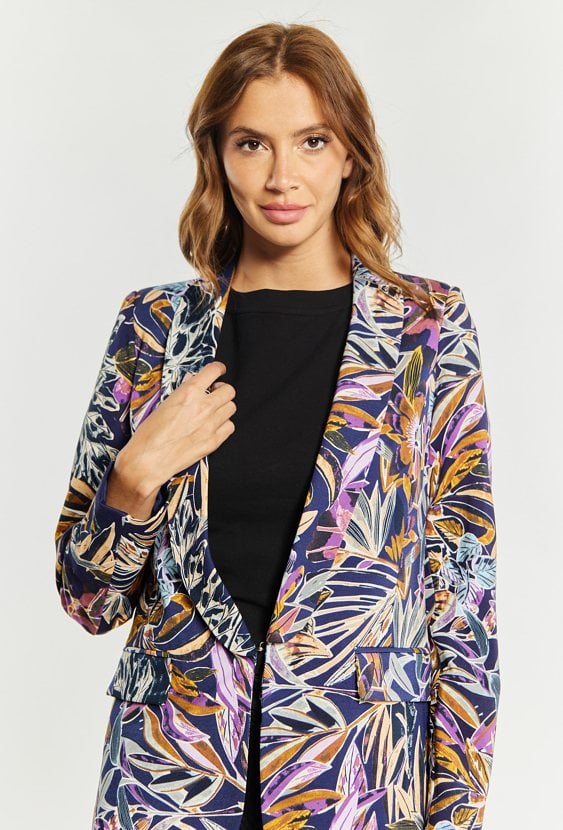 Wzorzysta marynarka damska