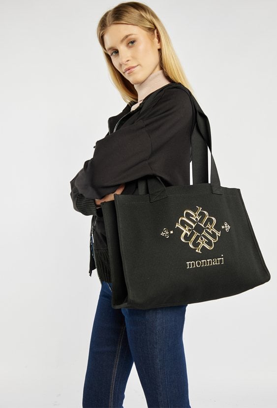 Shopper damski z logo