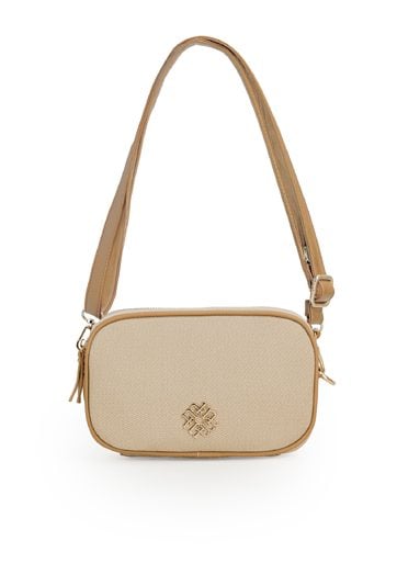 Torba crossbody dwukomorowa