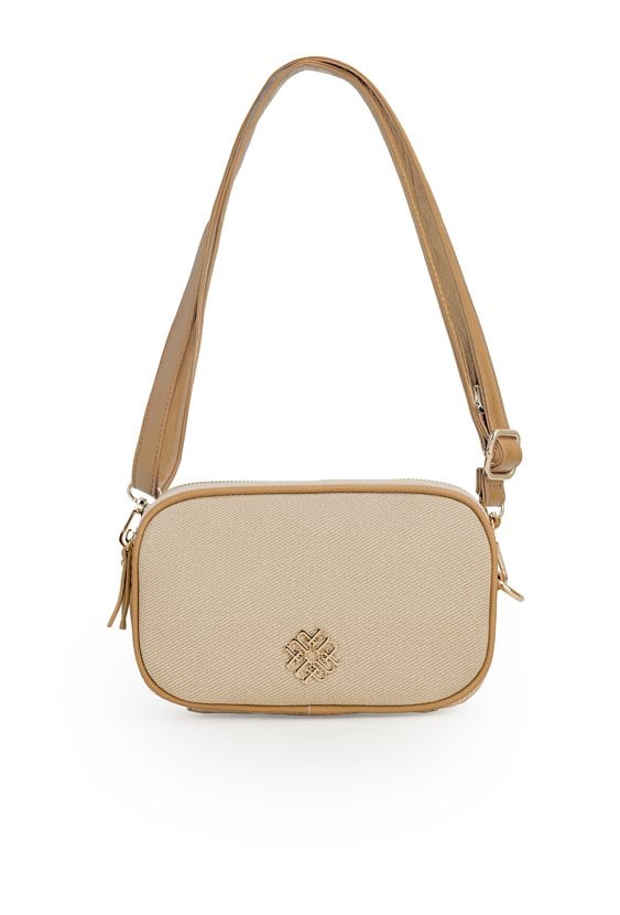 Torba crossbody dwukomorowa