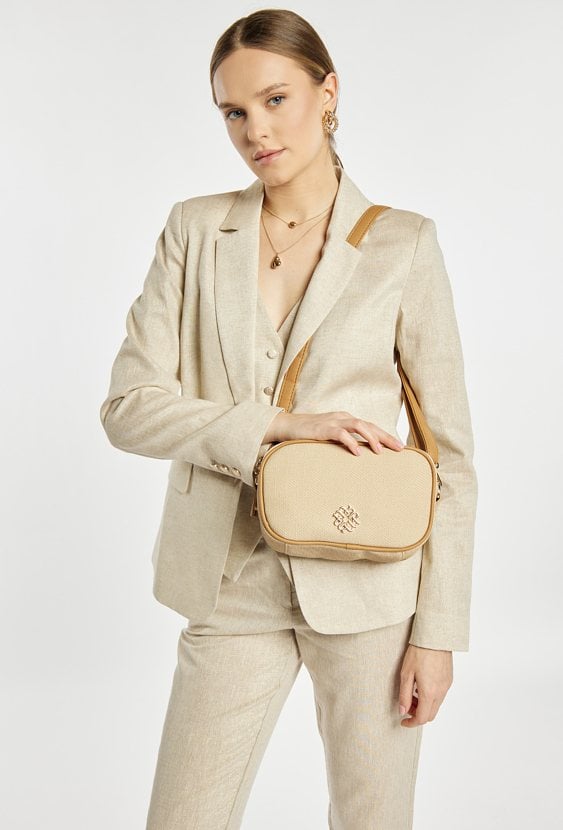 Torba crossbody dwukomorowa
