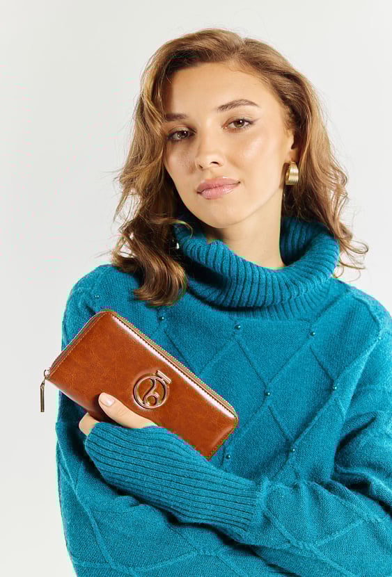 Portfel damski w klasycznym kolorze