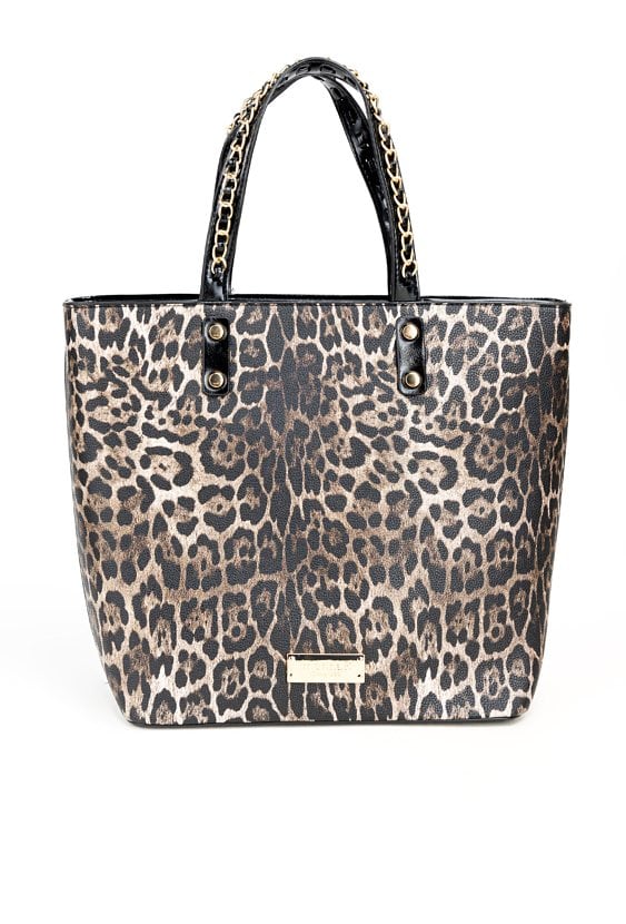 Duża, wzorzysta  torebka