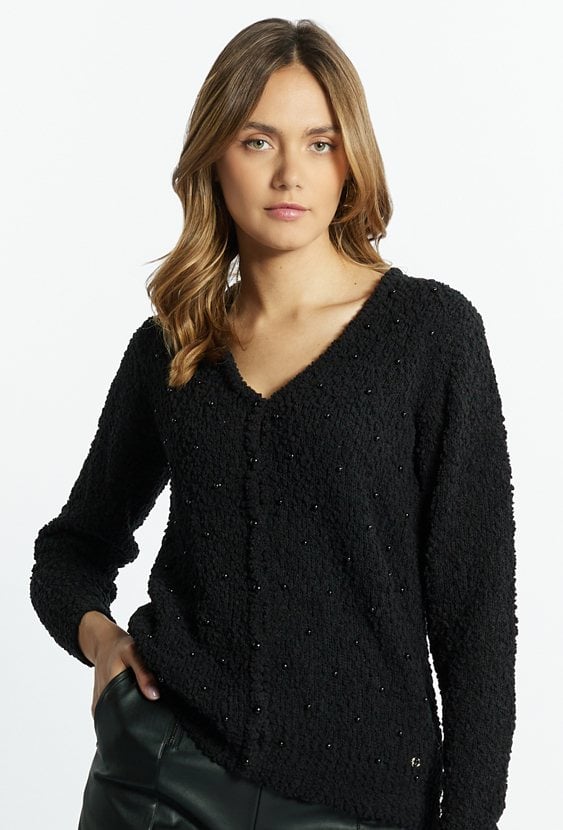 Rozpinany sweter damski