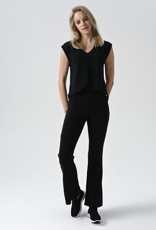 Spodnie z modalem typy flare