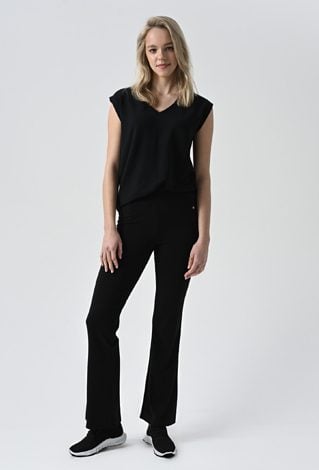 Spodnie z modalem typy flare