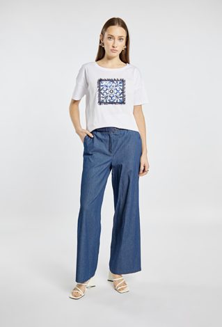 T-shirt damski z nadrukiem