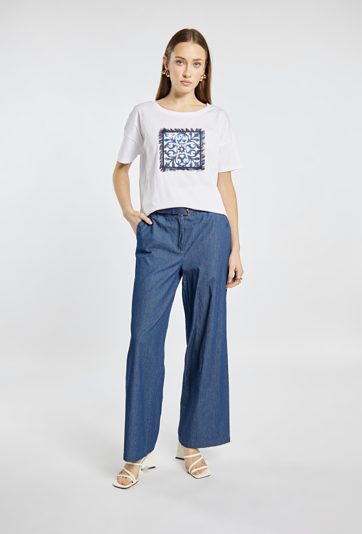 T-shirt damski z nadrukiem