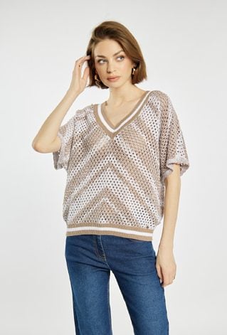 Casualowy sweter z bawełny