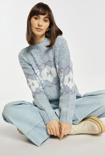 Sweter w świątecznym stylu