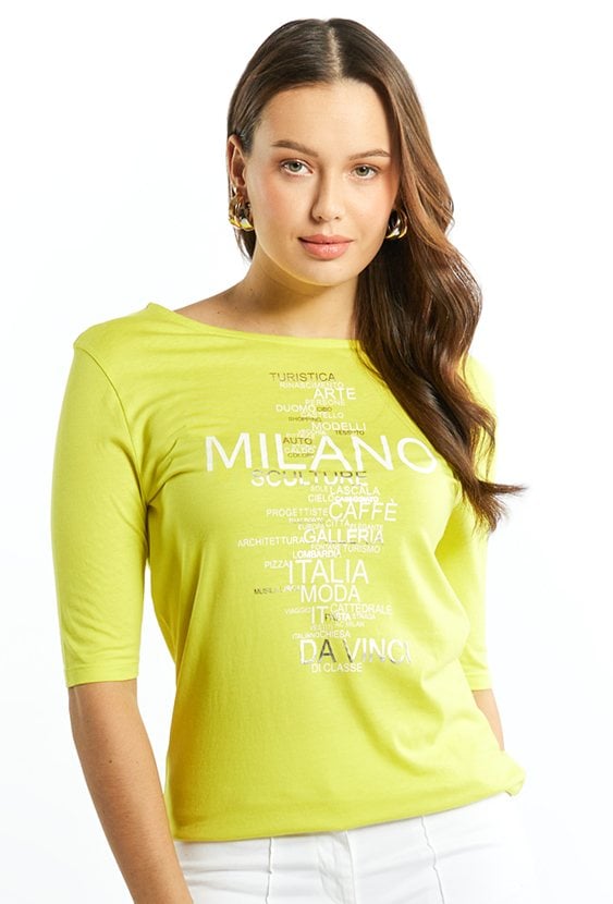 T-shirt damski z nadrukiem