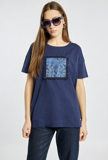 T-shirt damski z nadrukiem