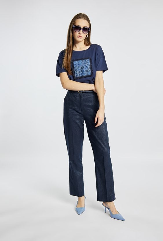 T-shirt damski z nadrukiem