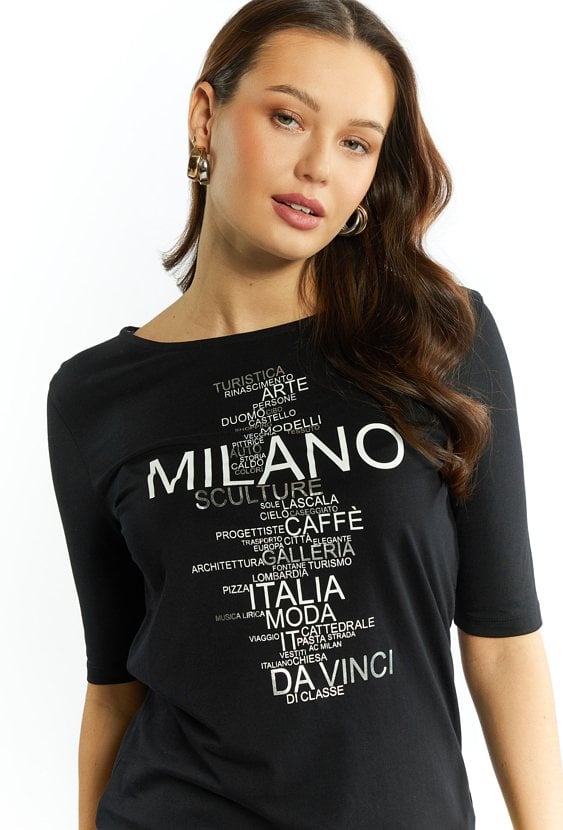 T-shirt damski z nadrukiem