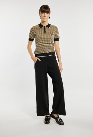 Sweter damski z kołnierzykiem