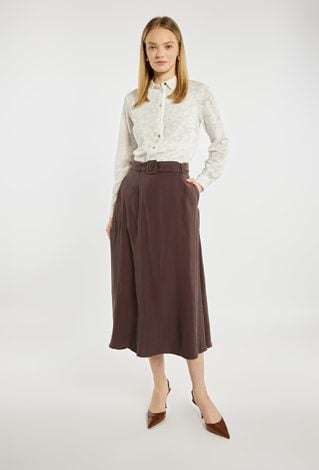 Elegancka spódnica z paskiem