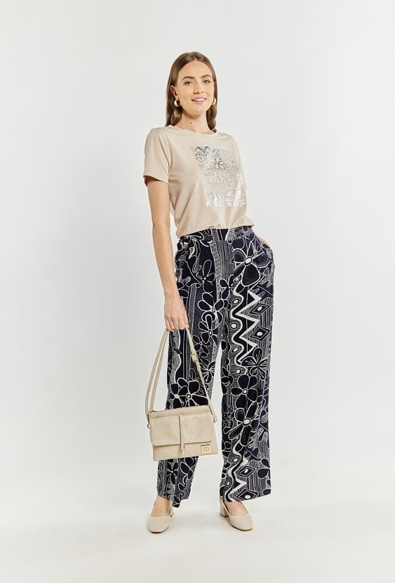 Dwukomorowa torba damska