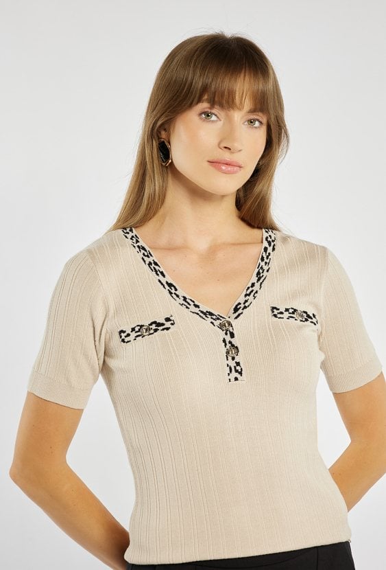 Sweter na krótki rękaw