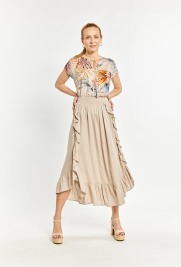 Spódnica damska z falbankami