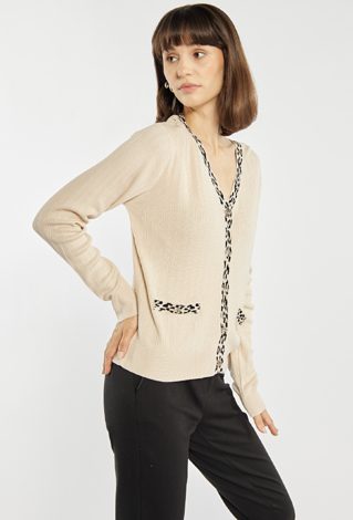 Rozpinany sweter damski