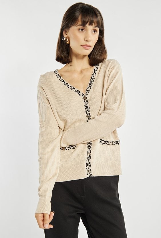 Rozpinany sweter damski