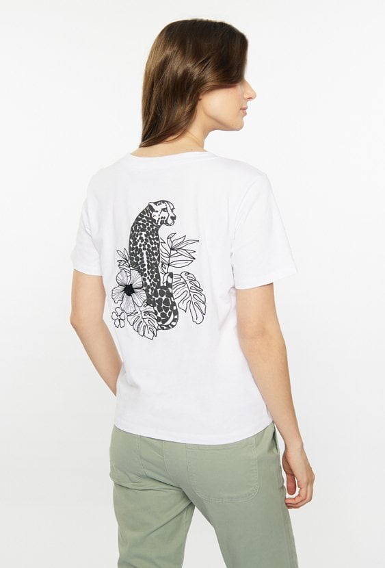 T-shirt damski z nadrukiem