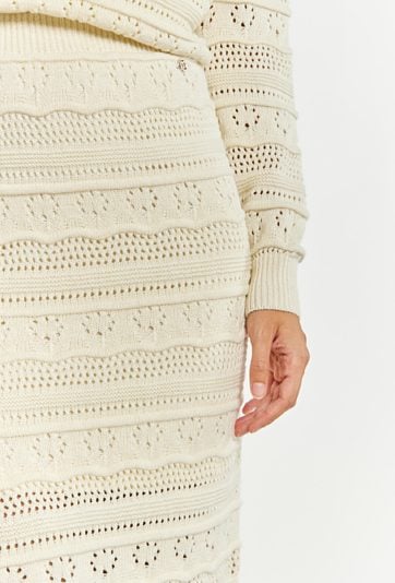 Ołówkowa spódnica damska z bawełny