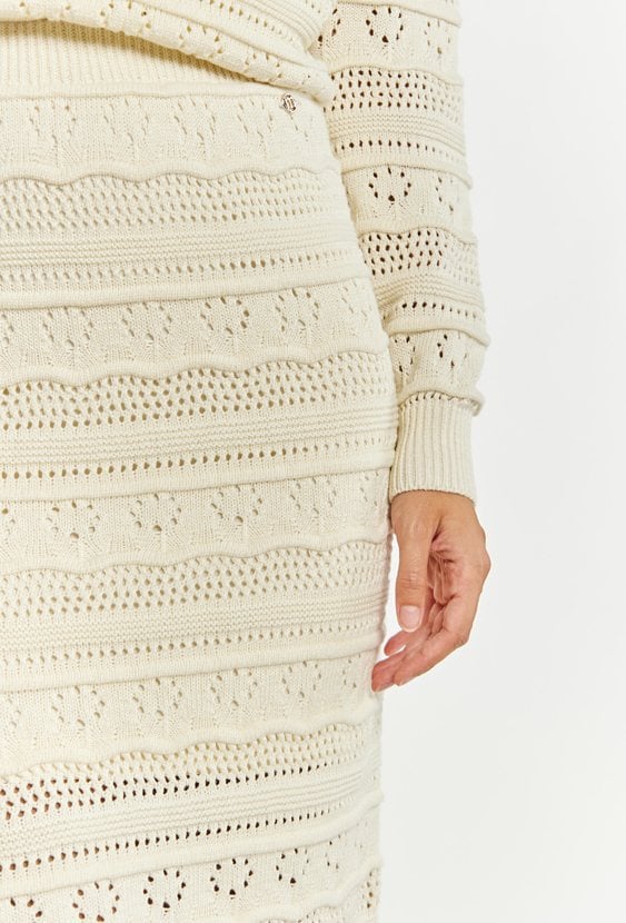 Ołówkowa spódnica damska z bawełny