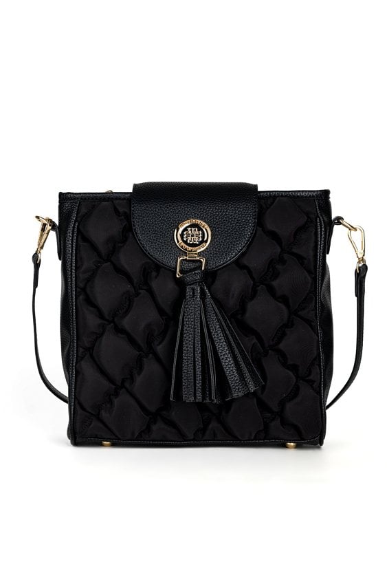 Torba z pikowaniem i frędzlami