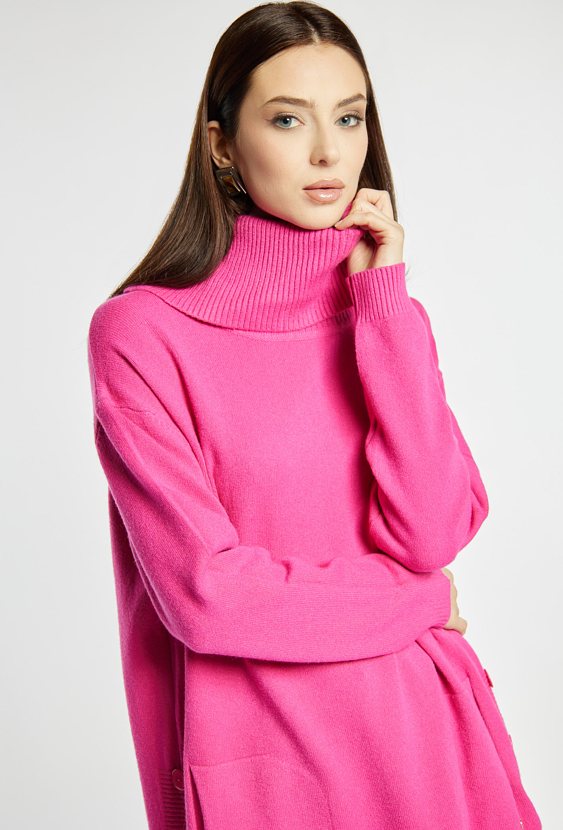 Sweter damski z golfem