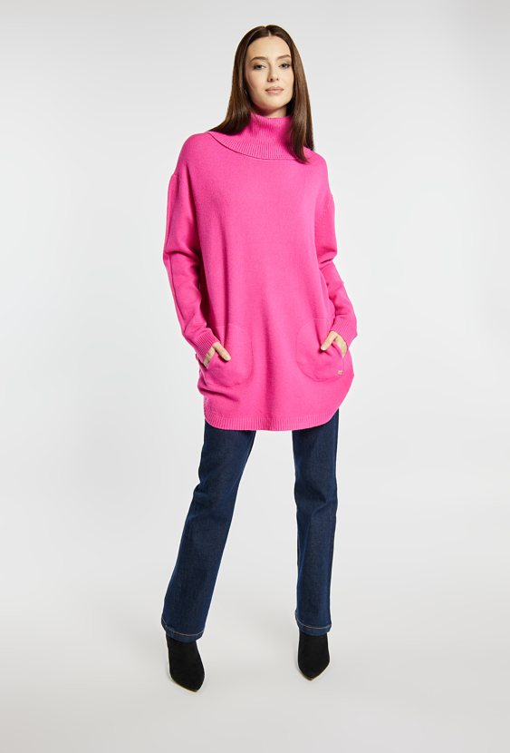 Sweter damski z golfem