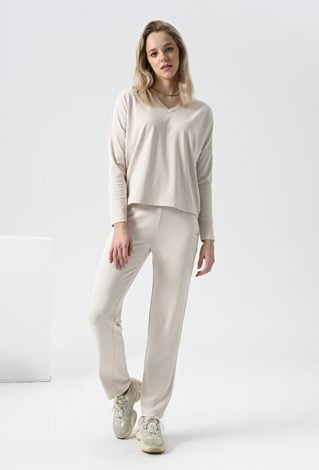 Proste spodnie z modalem