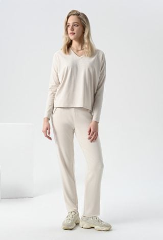 Proste spodnie z modalem