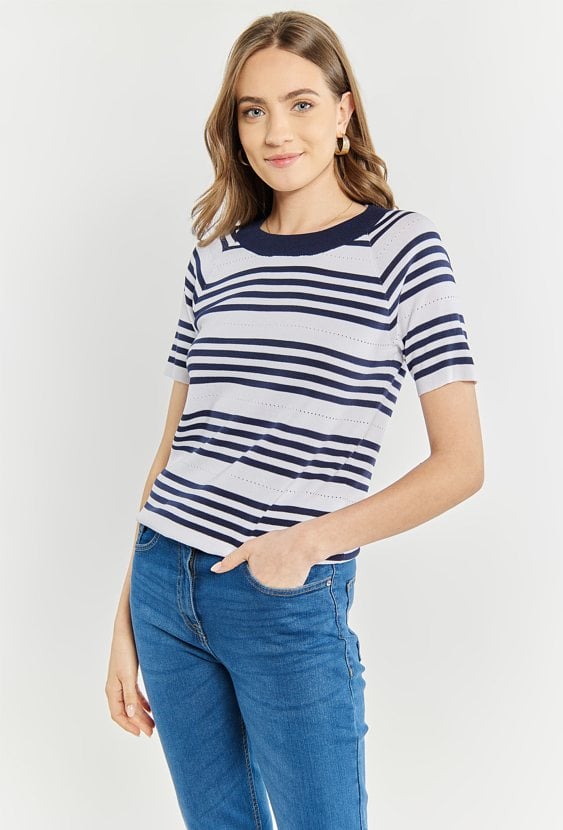 Sweter damski w paski