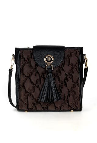 Torba z pikowaniem i frędzlami