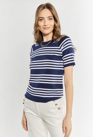 Sweter damski w paski