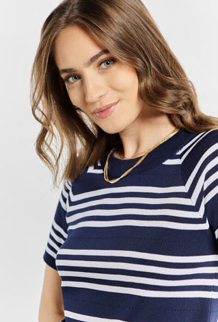 Sweter damski w paski