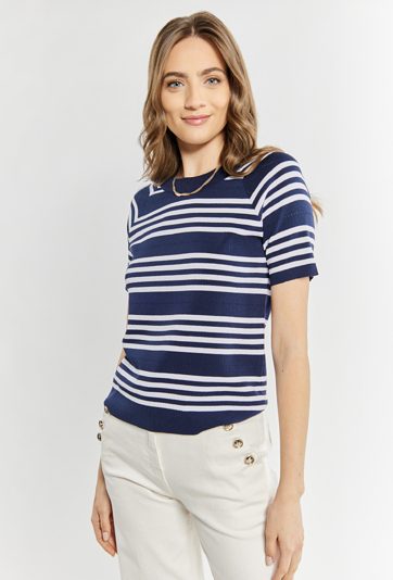 Sweter damski w paski