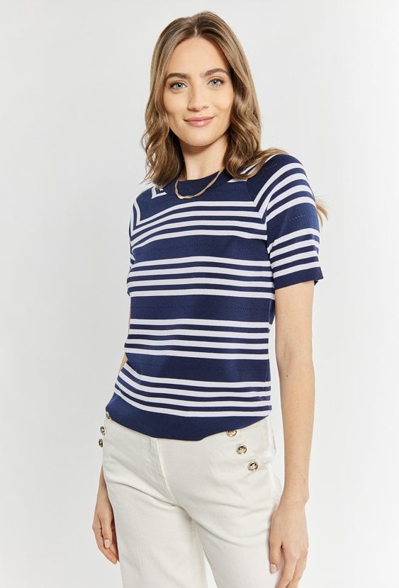 Sweter damski w paski