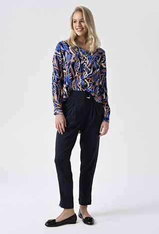 Klasyczne spodnie z wysokim stanem