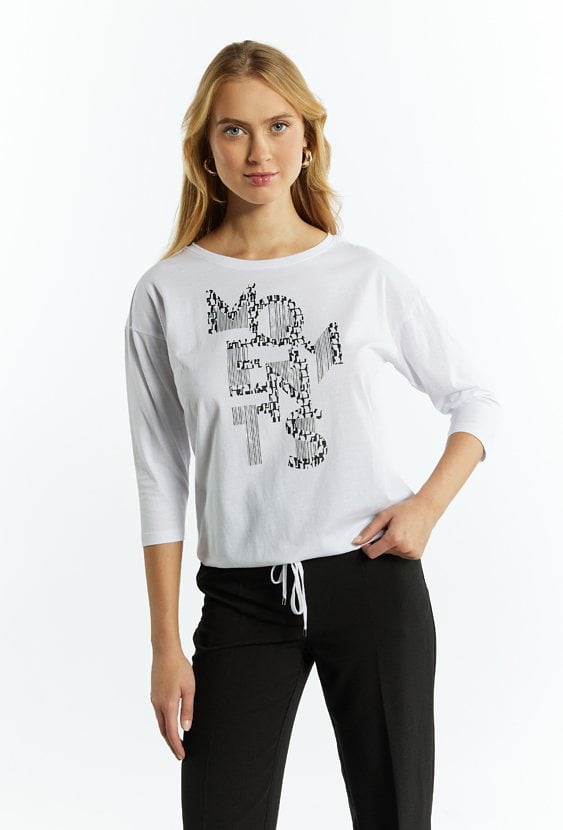 T-shirt damski z napisem