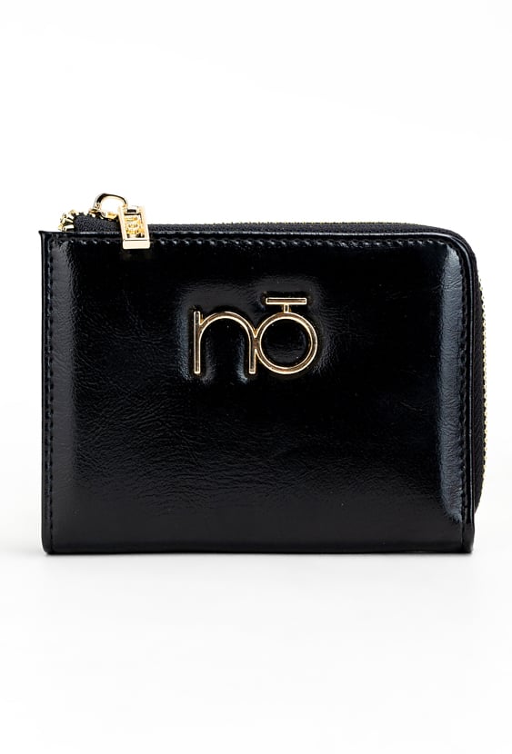 Czarny portfel damski