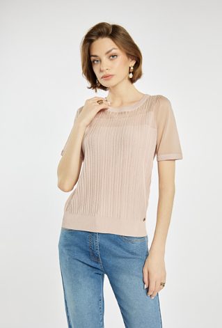 Delikatny sweter damski