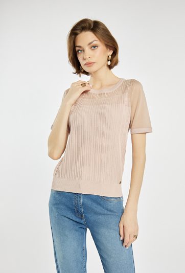 Delikatny sweter damski