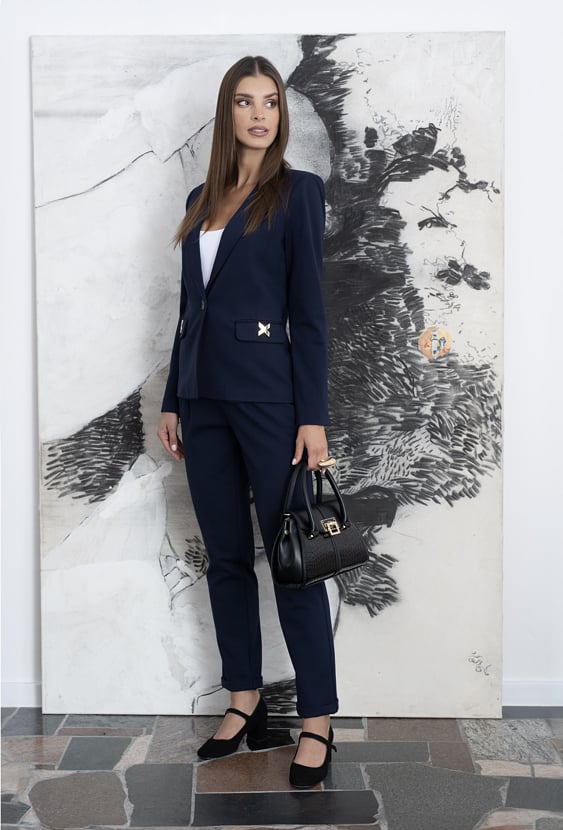 Marynarka damska z aplikacją