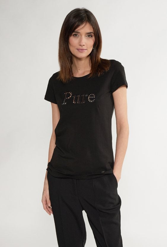 T-shirt damski z napisem